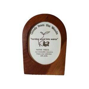 Wooden Picture Frame. "Goods From The Woods"  Minamalist Style